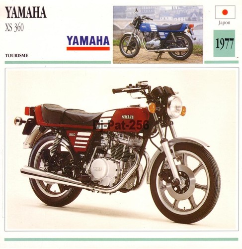 Fiche moto yamaha - yamaha, 360