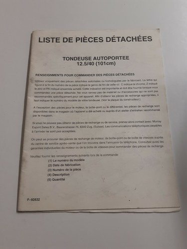 éclaté pièce tondeuse - éclaté,