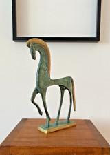 Cheval Grec en Bronze – Élégance Éternelle d’un Art Ancien