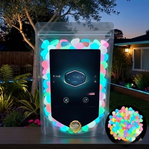 Pierres jardin lumineuses - pierres,