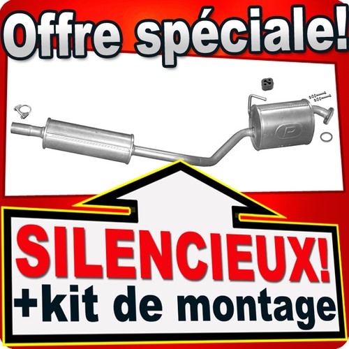 Silencieux intermédiaire pour - silencieux,