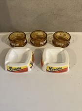 Lot De 5 Cendriers Vintage