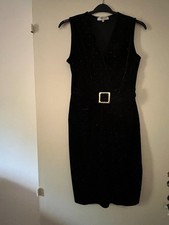 Robe noire douce au toucher - sans manches T36