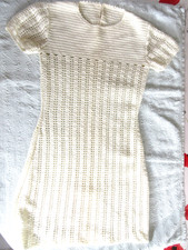 Robe crochet vintage année