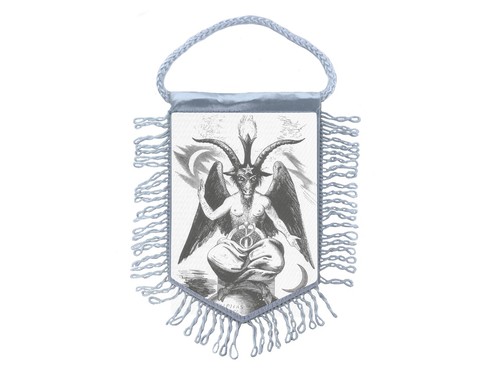 Fanion mini drapeau baphomet - mini,