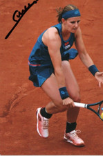 TENNIS: GREET MINNEN SIGNED 6x4 ACTION PHOTO+COA *BELGIUM* *WIMBLEDON*