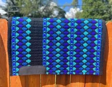 Tapis de selle Horse Western Blanket Show avec couverture de selle en laine...