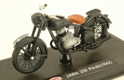 Miniature moto jawa 250 - moto, 1:18