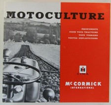 IH Mc Cormick MOTOCULTURE Range Booklet Hardware & Tractor Leaflet Brochure