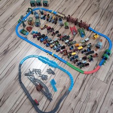 Big Lot Thomas & Friends Capsule Plarail Train & Rail set from Japan Used TOMY