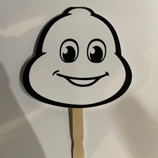 Michelin Man Cardboard Mask IMSA Tyres Bibendum 2025 Motorsport Collector Fan