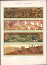 1900 Lithographie Art nouveau