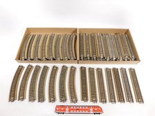 88X Märklin H0 00 AC Pièce De Rail M-Gleis Hohlprofil Pour 3600 800 #DJ678-4