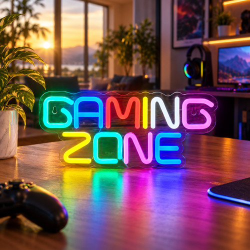 Panneau néon led - néon, zone