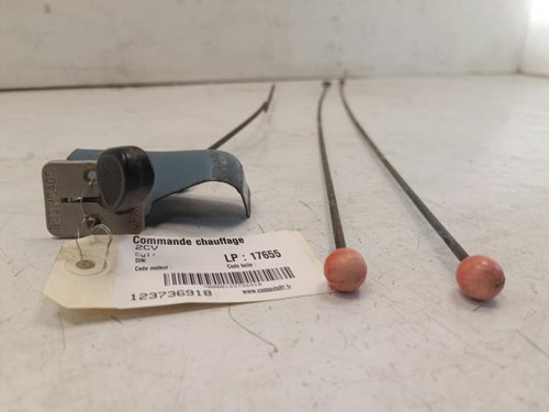 Commande chauffage citroen 2cv - commande,