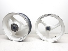 Paire de jante blanche de