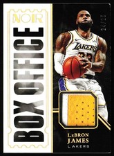 2020-21 Noir Box Office Memorabilia Prime GAME WORN 24/25 LeBron James ES6
