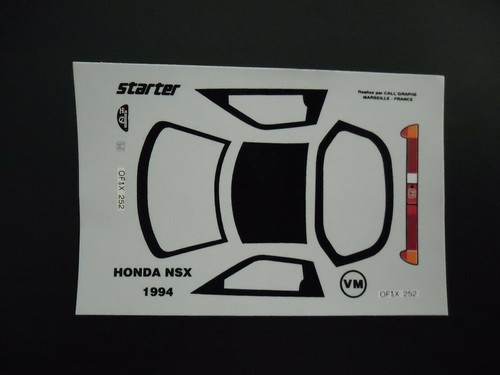 Decal honda nsx street - nsx,
