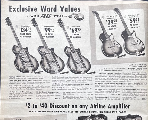 Vtg 1959 airline electric - 1959,