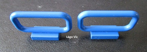 Lego 6187 bar 1x4x2 blue - x4,
