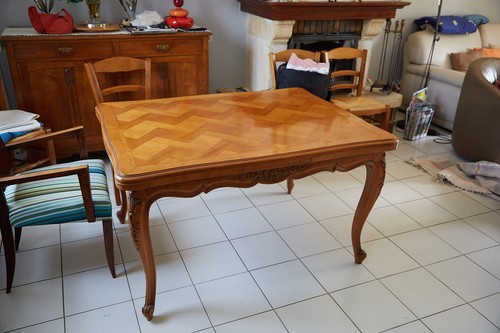 Table salle manger bois - de,