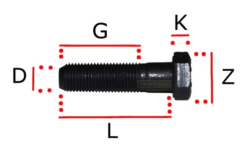 Vis 8 pour - Ø, 3/8"