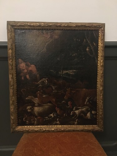 Peinture ancienne huile sur - peinture, ancienne-huile