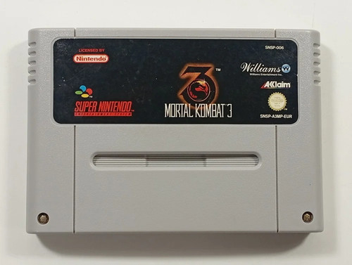 Mortal kombat super nintendo - kombat, 3