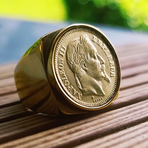 Bague chevalière carré - bague, 20