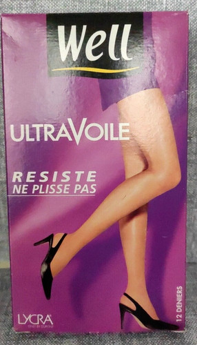 Collant gris well ultra voile - collant,