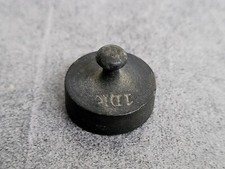 ANTIQUE BRASS BALANCE WEIGHT 1 DK 10 GRAMS N3