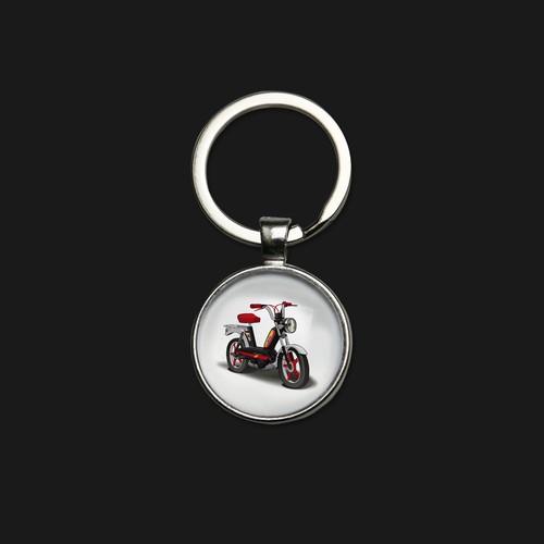 Porte clés mobylette - mobylette, peugeot