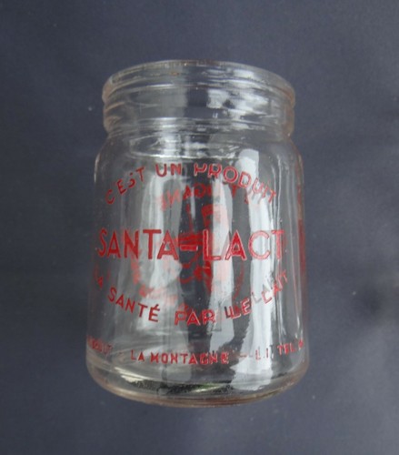 Antique yogurt jar gygan - yogurt,