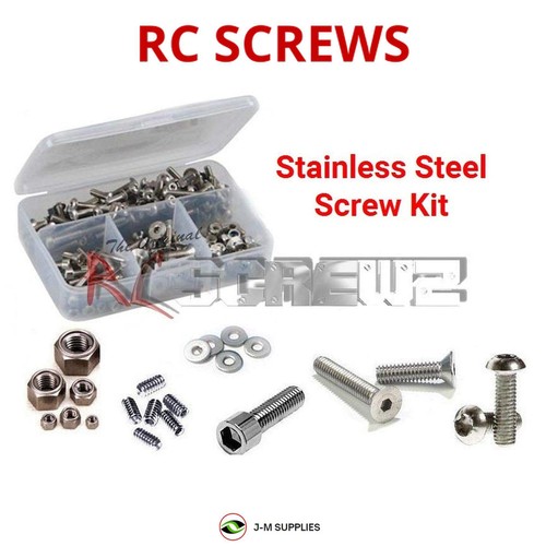 Rcscrewz stainless screw kit - stainless,