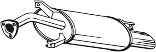 Silencieux final 235 - -135, bosal