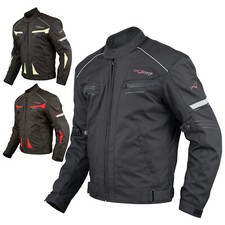 Motorcycle Sport Jacket Fabric CE Protectors Waterproof Ventilated Adjustable