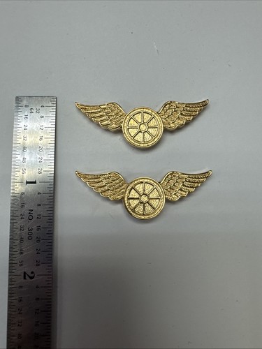 Motorcycle wings gold - wings,