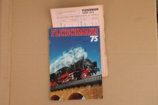 Catalogue FLEISCHMANN De Massini N HO Auto-Rallye 1975 loco vapeur DB SNCF SNCB