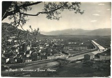 POPOLI (PESCARA), PANORAMA AND ETERNAL RIVER, 1954