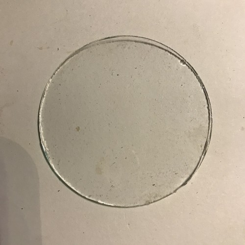 Verre rond plat pour pendule - verre,