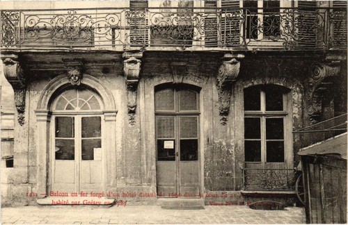 Cpa paris balcon - cpa, en