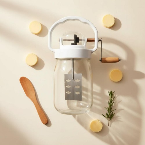 Baratte beurre manuelle - baratte,
