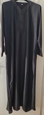 Robe abaya noire dubaï longue