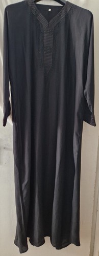 Robe abaya noire dubaï - , longue