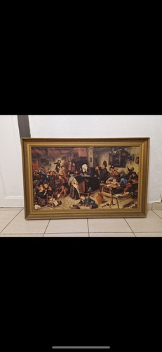 Tableau ancien huile - ancien, toile