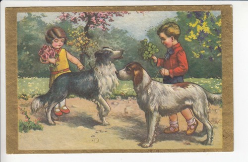 Cpa animal fantaisie - cpa,