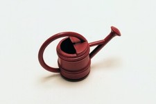 arrosoir en métal rouge miniature, maison de poupée, 1/12 M5