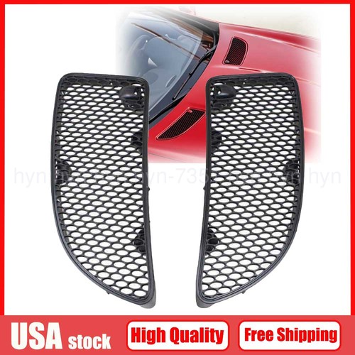 2pcs front hood grille cover - hood,