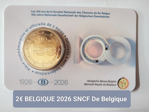 Euros belgique 2026 100 - 2,