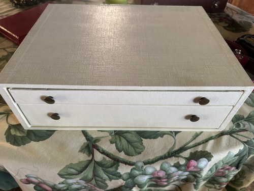 Coffret bois ivoire ménagère - coffret,